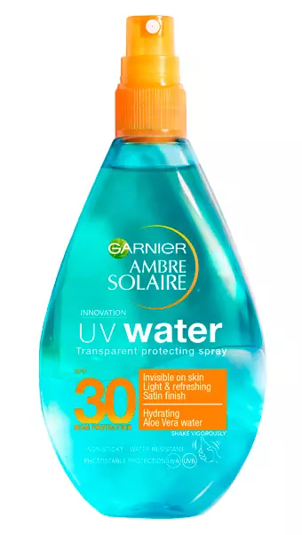 Spray transparent, hidratant, Garnier, Ambre Solaire, UV Water SPF 30, 47,57 lei
