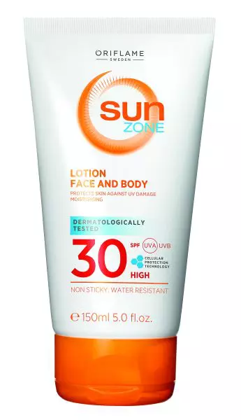 Loțiune de plajă pentru față și corp, Oriflame, Sun Zone SPF 30, 64,90 lei