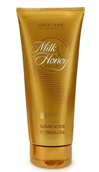 Exfoliant cu zahăr pentru corp, Oriflame, Milk&Honey Gold, 39,90 lei