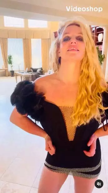Britney Spears a pozat din nou nud