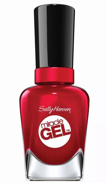 Lac de unghii, Sally Hansen, Miracle Gel, nuanța Rhapsody Red, 44 lei