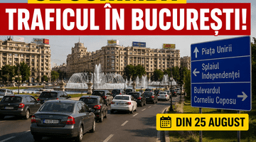 Se schimbă traficul în București! O rută importantă din Piața Unirii se redeschide chiar astăzi