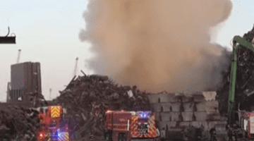 A fost emis RO-Alert în România! Incendiu puternic în Portul Agigea