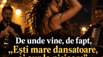 Cine canta, de fapt, melodia "Esti mare dansatoare, ai aur la picioare", care a innebunit Tik-tokul