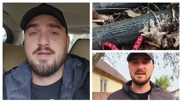 Ce a găsit unul din gemenii Graur în spatele casei. Acesta a filmat totul și a cerut ajutorul urmăritorilor: “Mă întreb ce se poate face cu ea.”