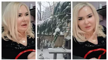 FOTO Ce a găsit Viorica de la Clejani în curte, după ninsoarea puternică de noaptea trecută: “Unul stă să cadă, ceilalți, la fel, morți."