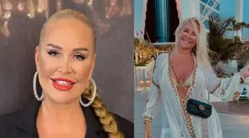 Cum arată Vica Blochina în costum de baie! S-a filmat în ipostaze sexy, după ce și-a scos grăsimea de pe abdomen. Are o siluetă de invidiat și se mândrește cu aspectul ei fizic.