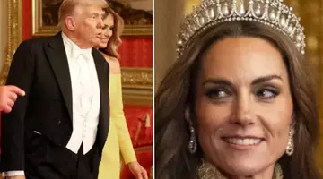 L-a lăsat cu gura căscată pe Trump! Cum a apărut Kate Middleton la întâlnirea cu Președintele SUA. Wow, ce rochii, ce apariție!! FOTO