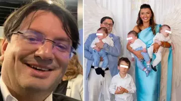Botez de lux pentru tripleții fostului ministru al Sănătății, Nicolae Bănicioiu! Tort spectaculos, invitați unul și unul, politicieni și oameni influenți din România, și un decor cum rar vezi la astfel de evenimente / FOTO