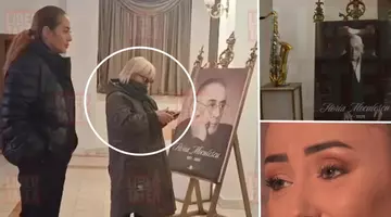 Apariție neașteptată la priveghiul lui Horia Moculescu. Cine a venit să-și ia adio de la maestru. Avem imaginile! Foto