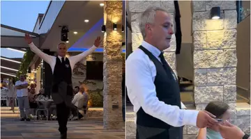 „Nu am suficiente cuvinte să-ți mulțumesc”. Patronul unui restaurant i-a făcut cadou o mașină unuia dintre angajații săi, iar videoclipul cu reacția a devenit viral | VIDEO