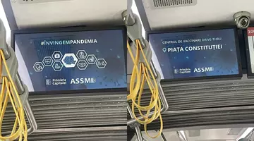 Înapoi în 2021: Călătorii din autobuzul 100 din București, trimiși la vaccinare și la Olimpiada de la Tokyo. Ce a apărut pe ecrane