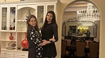 Imagini cu Monica Gabor și fiica ei, Irina, într-un restaurant de lux din New York. Cele două au atras atenția tuturor