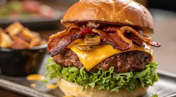 1.000 de cheeseburgeri gratis la Cluj: rivalul McDonald’s pentru care clienții au stat la coadă de la 1:30 noaptea a deschis primul restaurant din România