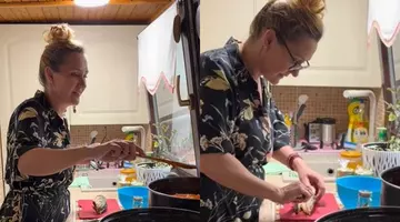 Elena Lasconi a făcut zacuscă de pește pe Facebook