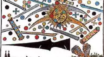 Figuri misterioase și o presupusă luptă pe cerul Nürnbergului. Relatarea umitoare din 1561, explicată de specialiști