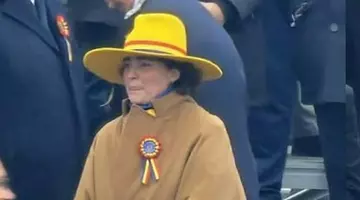 S-a aflat! Cine e doamna cu pălăria galbenă pe care a văzut-o toată România, de 1 Decembrie? A apărut în „linia 1” la paradă și a devenit virală. Abia acum s-a aflat ce persoană importantă este
