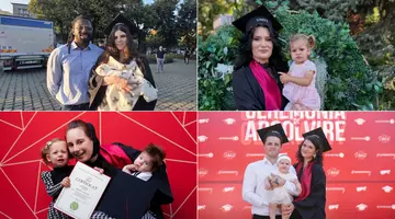 Mamele care au terminat Medicina cu copiii în brațe: „La a doua sarcină, am avut contracții în timpul examenelor”