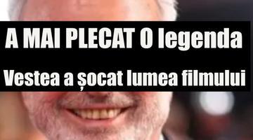 ULTIMA ORA! S-a mai stins un mare actor..Din pacate cortina a cazut. DRUM LIN