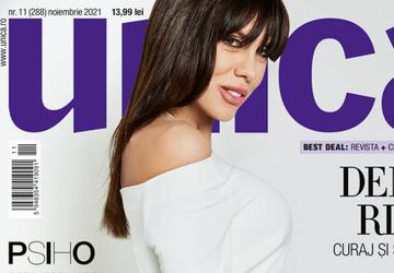 A apărut Unica de noiembrie! Denise Rifai, un duo de curaj și sensibilitate, pe copertă
