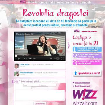 Unica.ro şi Wizz Air te invită la Revoluţia Dragostei!