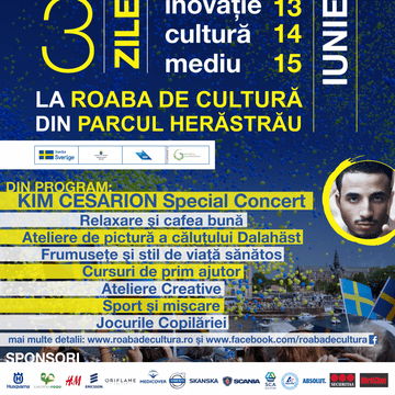 Suedia Creativa, trei zile de sarbatoare suedeza la Roaba de cultura, in parcul Herastrau