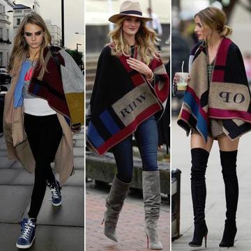 Poncho-ul, vedeta acestei toamne. 5 moduri în care poţi purta acelaşi model