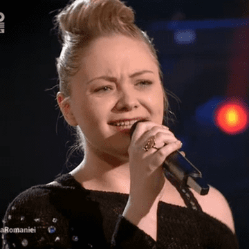 Vocea României 2016. Ada, fiica lui Cornel Palade, a urcat pe scenă la Vocea României