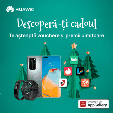 (P) Numărătoarea inversă de Crăciun începe alături de noul tău HUAWEI Mate 40 Pro și îți aduce super premii