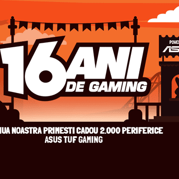 PC Garage sărbătoreşte 16 ani de gaming, oferind cadou 2.000 de periferice ASUS