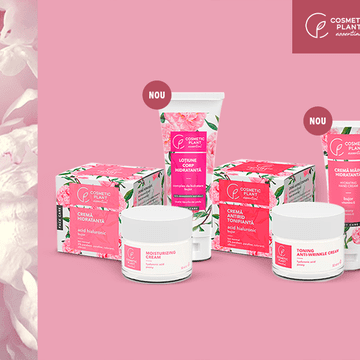 Parfumul primăverii pe pielea ta: descoperă gama cu extract de bujor de la COSMETIC PLANT