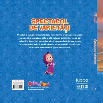 Spectacol de varietăți, figurină, căsuță cadou - Ediția nr. 2 (Masha și Ursul)