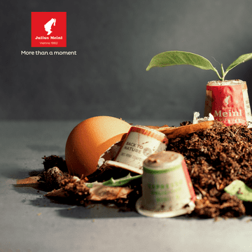 Aroma vieneză a cafelei Julius Meinl poate fi savurată acum în capsule 100% compostabile domestic, compatibile Nespresso®*