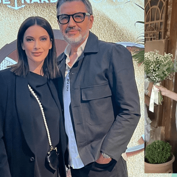 Cât costă rochia naşei Andreea Bercleanu de la nunta jurnalistei Anca Lungu cu farmacistul milionar, Harry Arampatzis. Imagini cu ţinuta prezentatoarei
