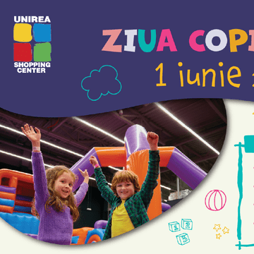 Unirea Shopping Center devine Tărâmul Copiilor pe 1 iunie 2025!