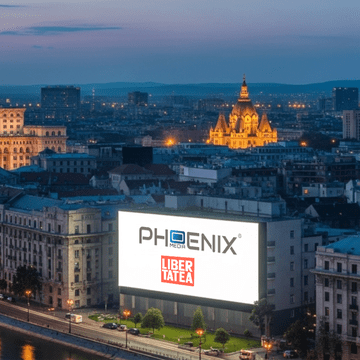 Știrile Libertatea.ro se văd de acum în timp real, în mijlocul orașului, pe ecranele digitale Phoenix Media