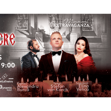 Tenorul ŞTEFAN von KORCH şi soprana ELINA VELICA evocă miracolul  Învierii cu „ARMONII SACRE” pe 1 aprilie la Sala Dalles