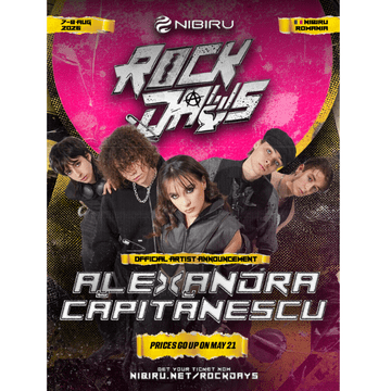 Alexandra Căpitănescu, direct de pe scena Eurovision pe scena ROCK DAYS la NIBIRU