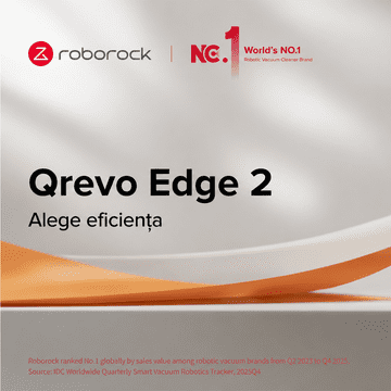 Mai puțin timp pentru curățenie, mai mult timp pentru familie: Roborock lansează Qrevo Edge 2 în România