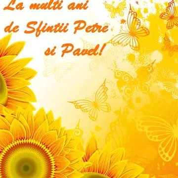 La multi ani de sfintii Petre si Pavel!