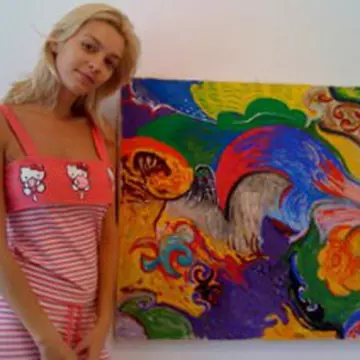 Diana Dumitrescu, pasionată de pictură