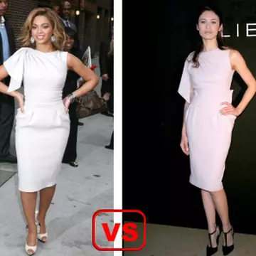 Beyonce şi Olga Kurylenko poartă aceeaşi rochie