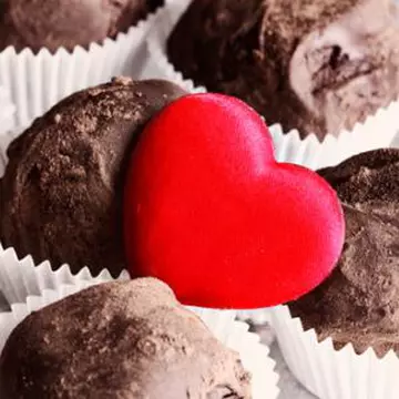 Trufe din ciocolată de Valentine's Day