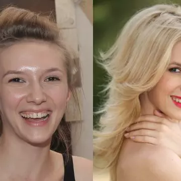 Top 10 vedete din România cu şi fără machiaj