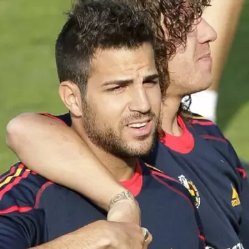 Francesc Fabregas, mijlocaş Spania