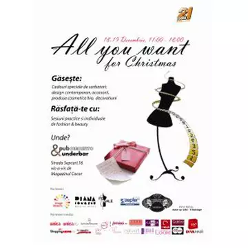 Eveniment de fashion&beauty "All You Want for Christmas"