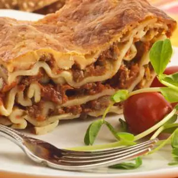 Lasagna cu carne de miel
