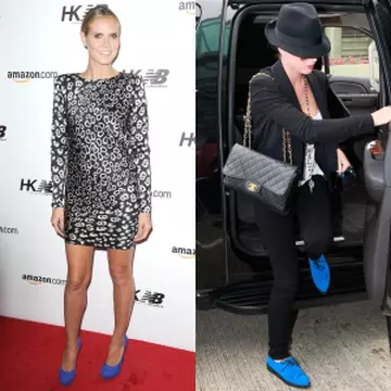 Pantofii albastru electric fac senzaţie vara aceasta!