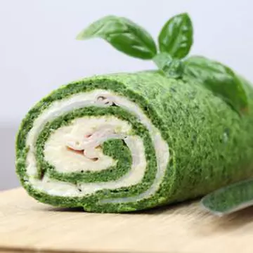 Ruladă cu spanac şi legume