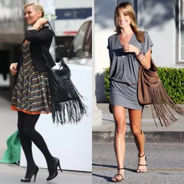 Geanta cu franjuri, preferata vedetelor. Tu ai purta?